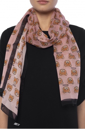 Patterned silk scarf, zdjęcie 2 Patterned silk scarf od Moschino